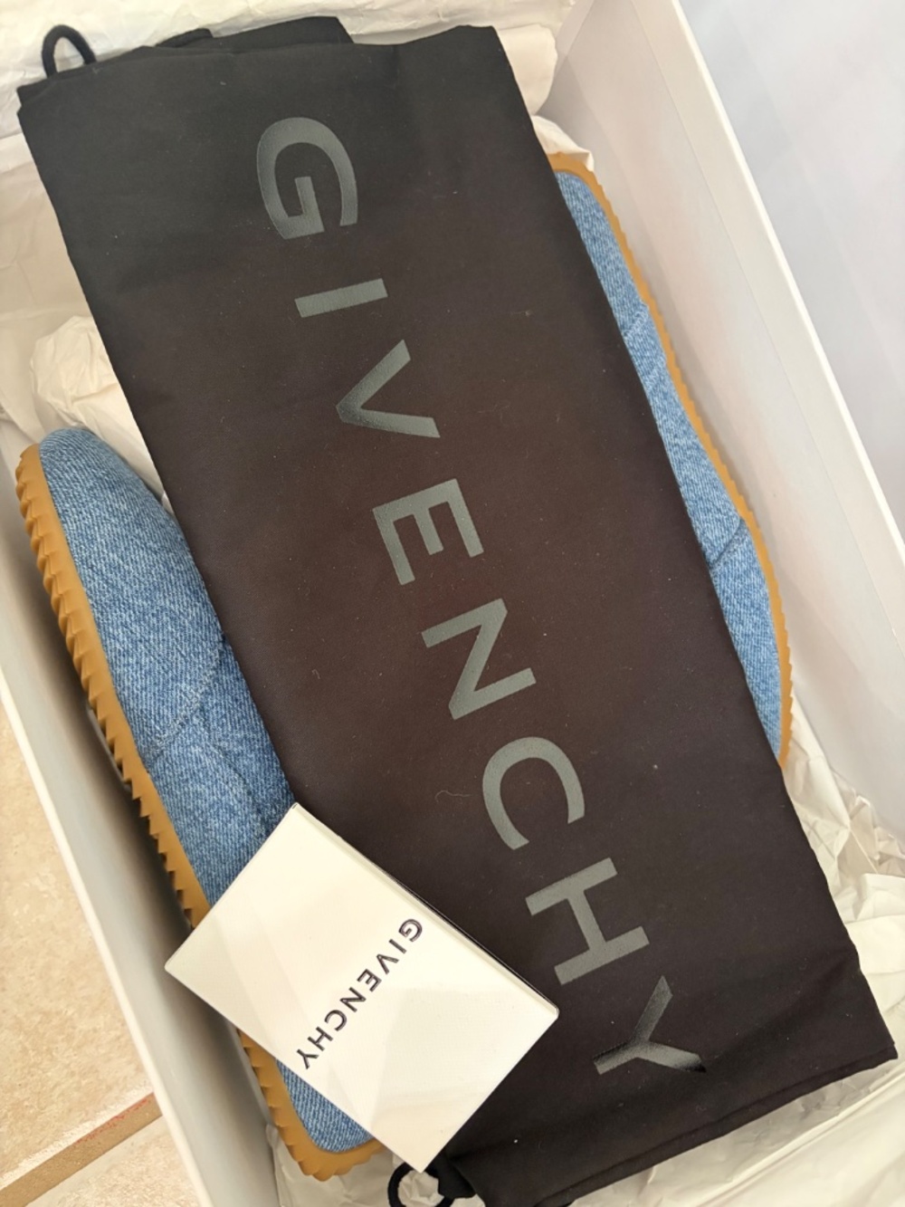 Givenchy Denim slim sneakers NEW size 36 - Picture 5 of 9